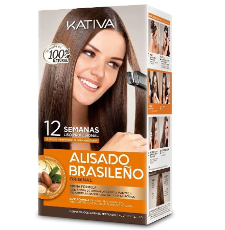 Kativa Kit Alisado Brasileño - Tratamiento Alisado Profesional en casa