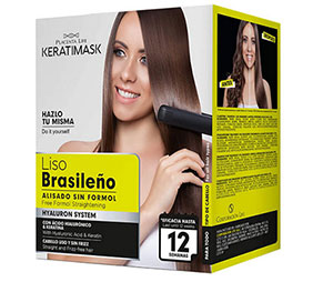 Be Natural Kit de Alisado Brasileo con Keratina, Verde  ,...